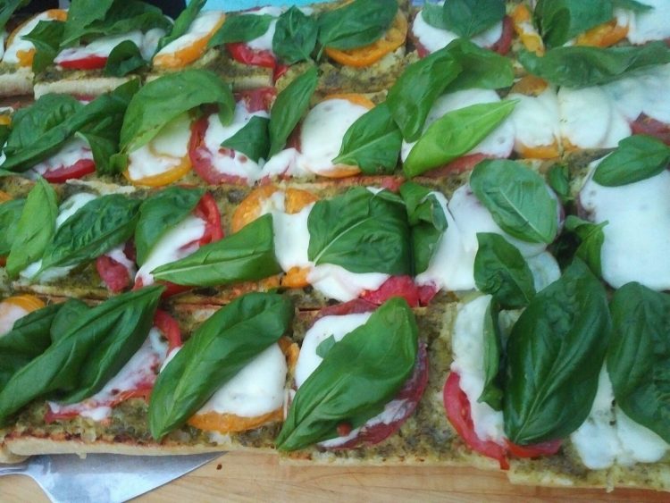 Bruschetta with Heirloom Tomatoes