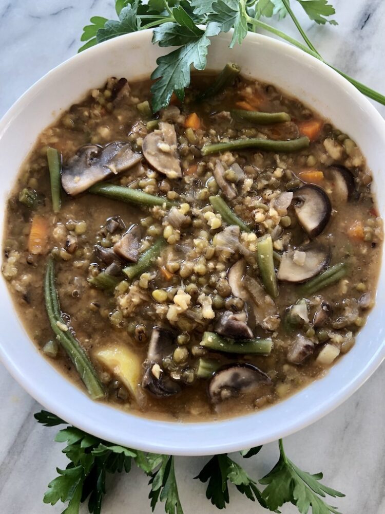 Healthy and Hearty Green Lentil Stew