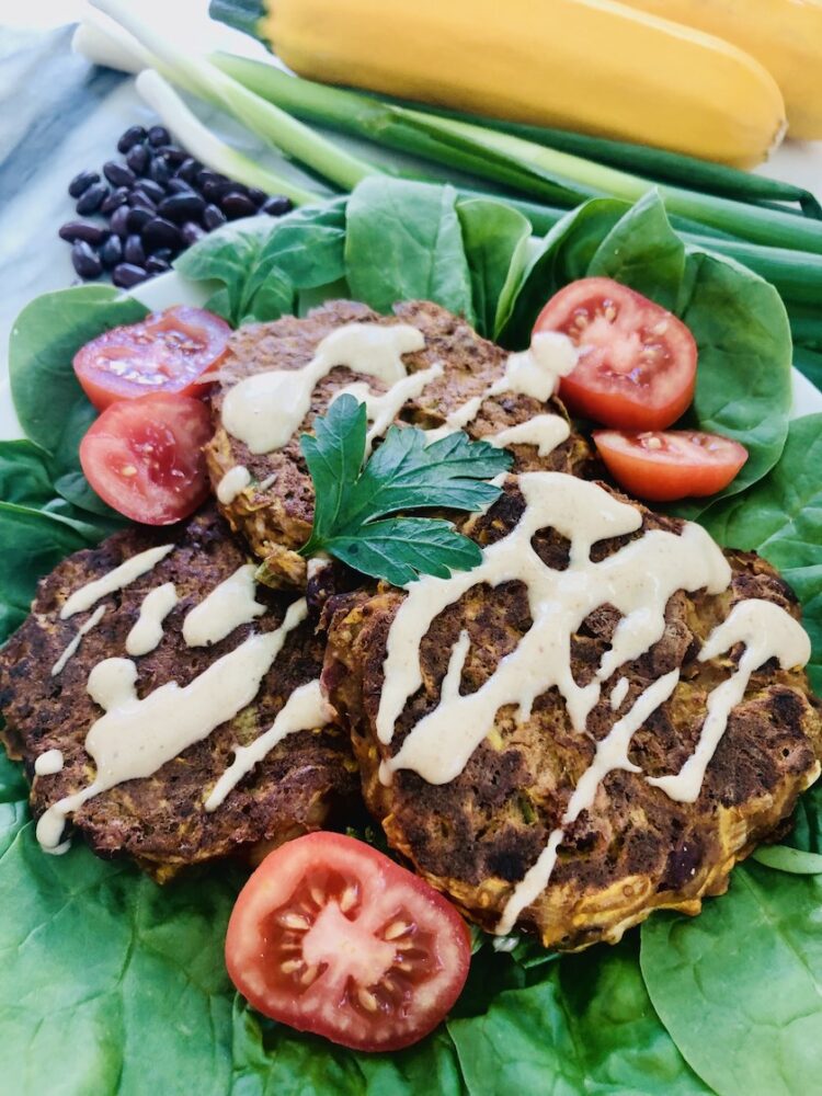 Zucchini Fritters Vegan